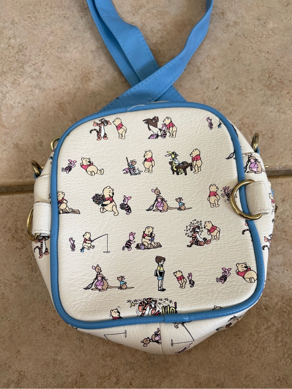 Loungefly Disney Winnie the Pooh Allover Print Crossbody Bag BoxLunch Exclusive - Picture 7 of 7